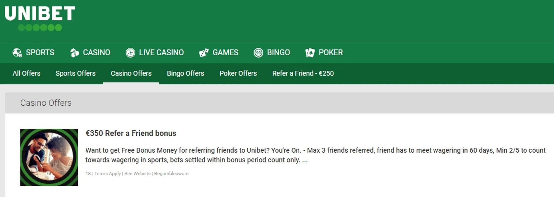 Bônus VIP em cassino online